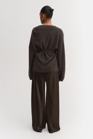 ALMADA LABEL - Aria Cardigan - Chocolate