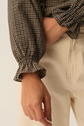 DES PETITS HAUTS - Ursula Shirt - Greenwich