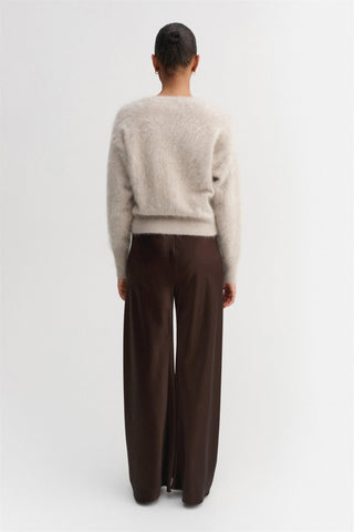 ALMADA LABEL - Coco Brushed Cardigan - Taupe