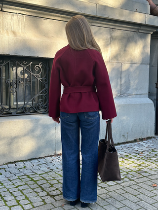 THE CURATED - The Modern Jacket - Burgundy