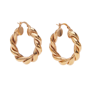 Pico Copenhagen - Lara Polished Hoops - Gold