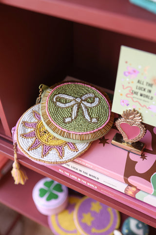 All The Luck in the World - Round Wallet Sun