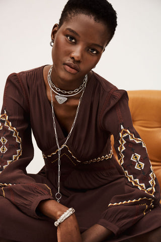 BA&SH - Tany Dress - Chocolat