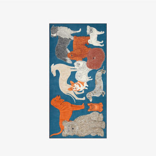 INOUI - Toutou Scarf 100 - Bleu Canard