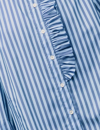 APOF - Annemonne Blouse - Blue Stripe