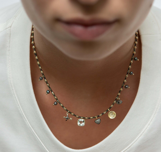 5 OCTOBRE - Hoody Necklace - Argent Doré