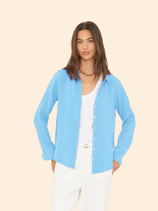 XIRENA - Scout Shirt - Atlas Blue