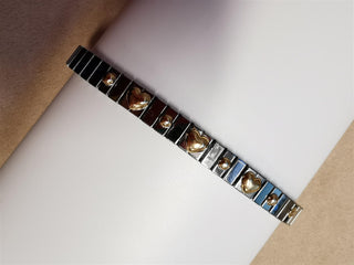 Nomination - Stretch Bracelet GOLD DOTS AND THREE HEARTS