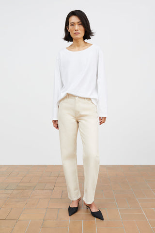 SKALL - Allison Cropped Jeans - Ecru