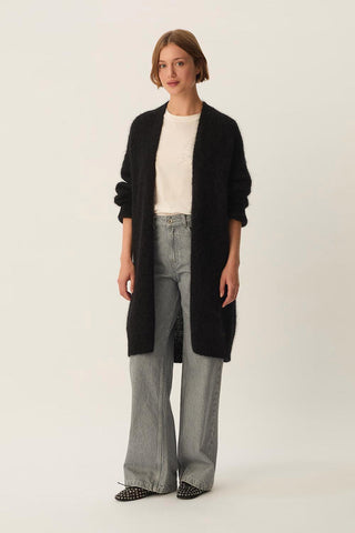 DES PETITS HAUTS - Alfa Cardigan - Noir