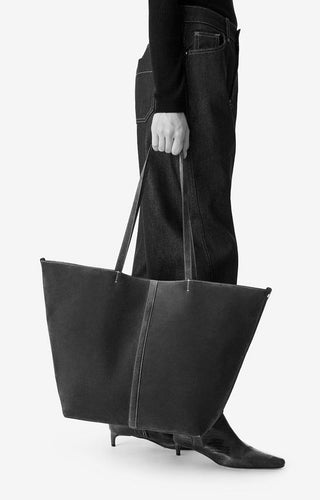 VANESSA BRUNO - Large Daily Tote Bag - Prune