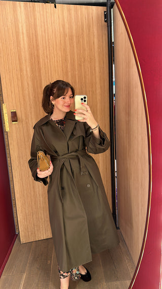 MKDT STUDIO - Catrin Trench Coat - Dark Green