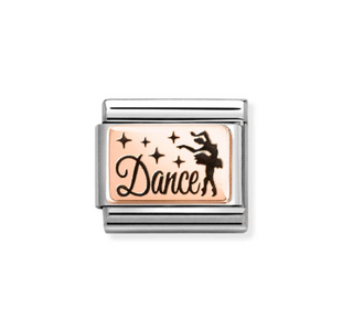 Nomination - Link CLASSIC PLATES 9k rose gold DANCE