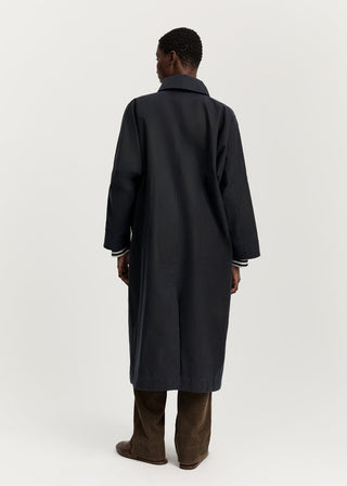 AIAYU - Jay Coat Oilskin - Navy