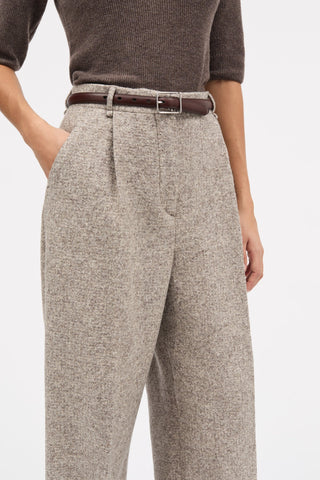 MKDT STUDIO - Pirka Wool Pant - Mink Melange