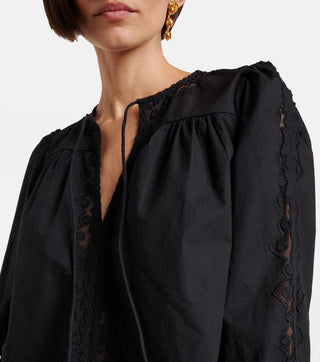 ULLA JOHNSON - Kady Blouse - Noir