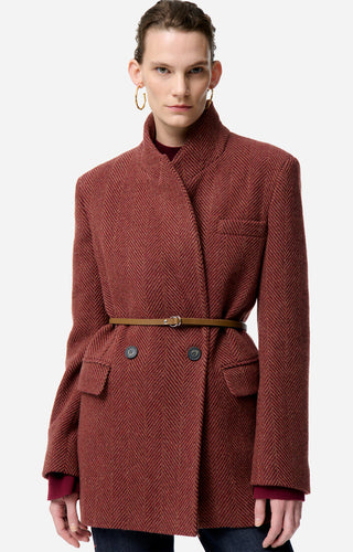 VANESSA BRUNO - Fedea Jacket - Cerise/Multico