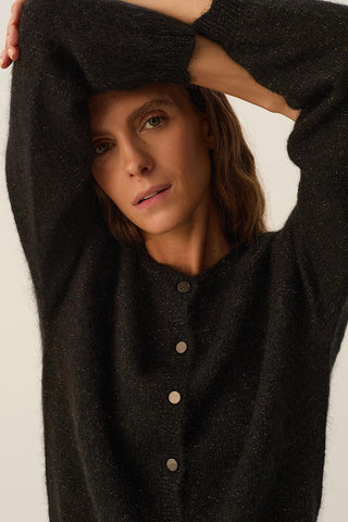 DES PETITS HAUTS - Binette Cardigan - Noir