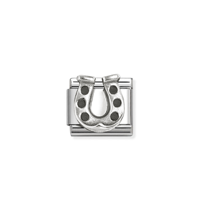Nomination - Link OXIDIZED SYMBOLS 925 sterling silver HORSESHOE 1