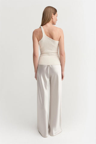 ALMADA LABEL - Bias Satin Pants - Pearl