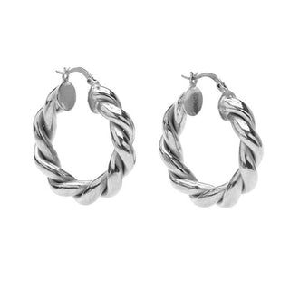 Pico Copenhagen - Lara Polished Hoops - Silver