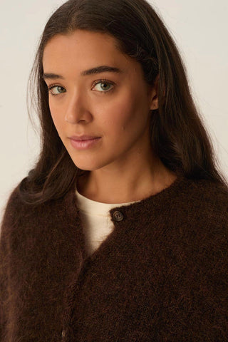 DES PETITS HAUTS - Bea Cardigan - Coffee