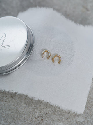 Englund1917 - Horseshoe Studs - Gold