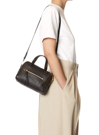 JEROME DREYFUSS - Lucky Bowling Mini - Buffalo Noir Brass