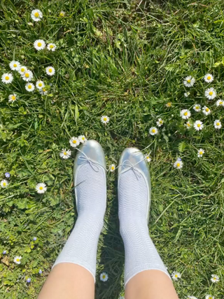 Lolo Ballerina - Capri Laminato - Argento