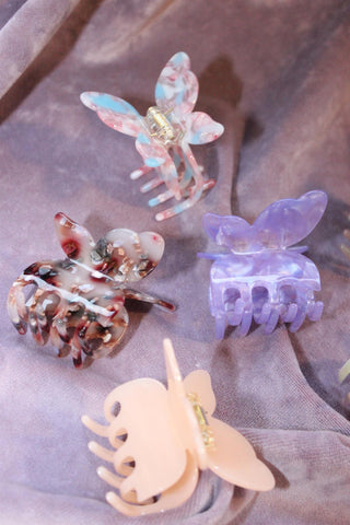 Pico Copenhagen - Butterfly Claw - Beige Shimmer