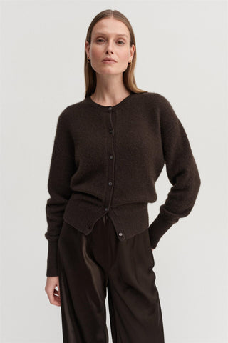 ALMADA LABEL - Coco Cardigan - Chocolate