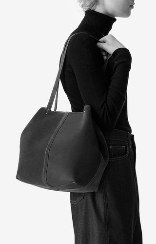VANESSA BRUNO - Small Daily Tote PM - Prune