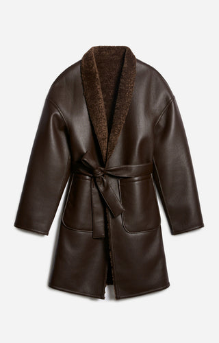 VANESSA BRUNO - Ferly Coat - Brown
