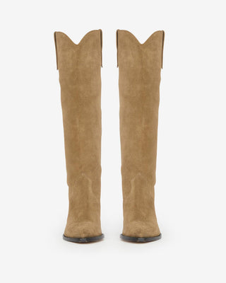 ISABEL MARANT ÈTOILE - DENVEE HIGH BOOTS - TAUPE