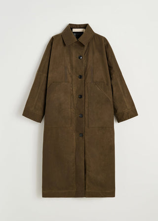 AIAYU - Jay Coat Oilskin - Bark