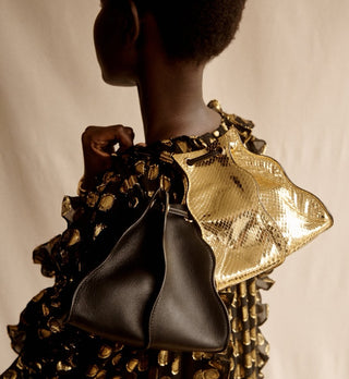 ULLA JOHNSON - Adria Pochette - Gold Python