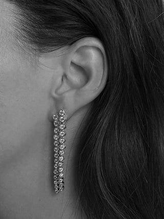 Pico Copenhagen - Scarlett Crystal Studs - Silver