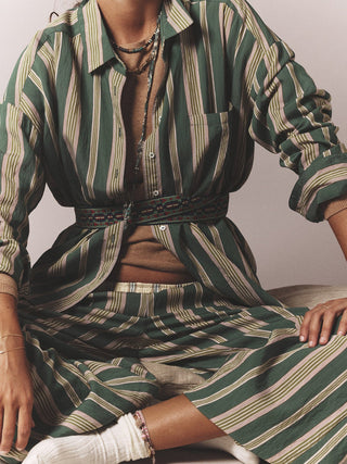 XIRENA - Jordy Shirt - Spruce Stripe