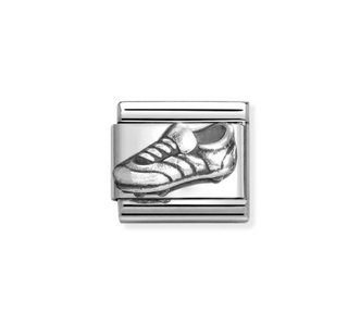 Nomination - Link OXIDIZED SYMBOLS 925 sterling silver SOCCER SHOE