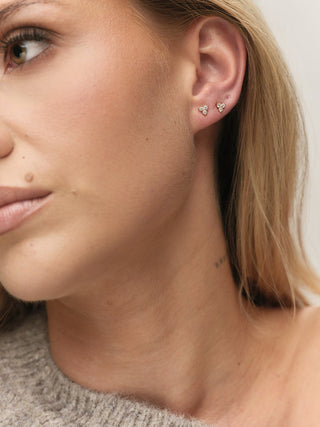 Englund1917 - Clover Studs - Gold