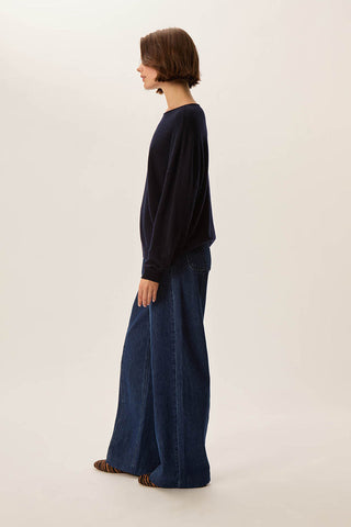 DES PETITS HAUTS - Aragone Sweater - Marine