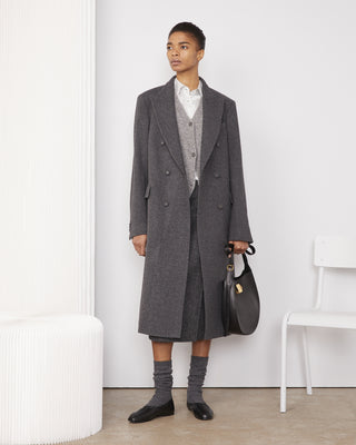 Officine Générale - Ximena Coat - Dark Grey