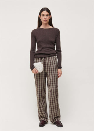 AIAYU - Madigan Cashmere - Dark Brown Melange