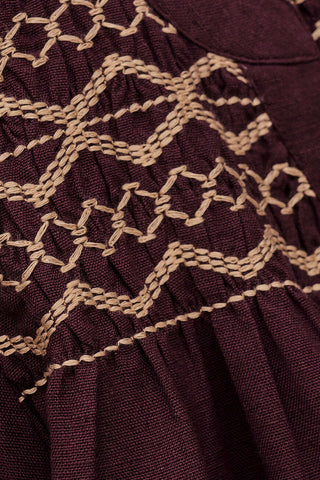 BA&SH - Samantha Top - Bordeaux