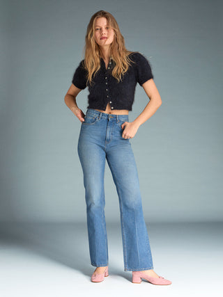 Rouje - Madeleine Jeans - Indigo Blue Double Stone