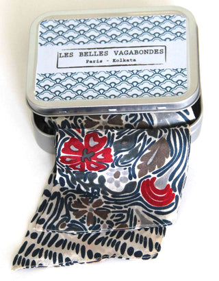 LES BELLES VAGABONDES - Bandeau Jardin Anglais - Bleu