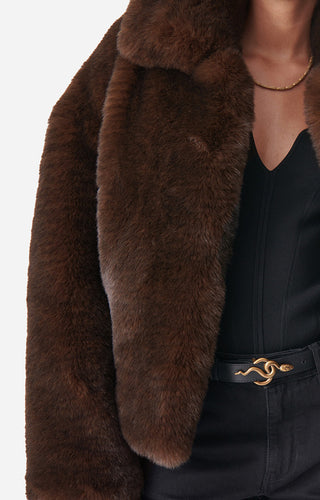 VANESSA BRUNO - Daniel Jacket - Brown