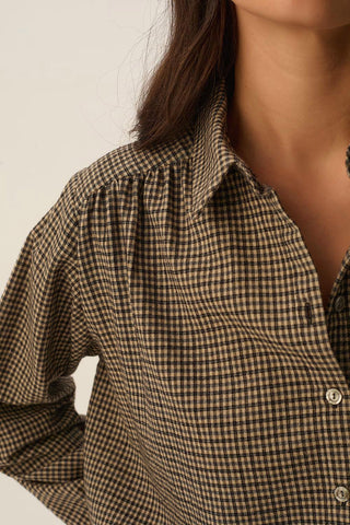 DES PETITS HAUTS - Ursula Shirt - Greenwich