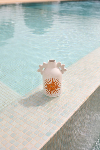 All The Luck in the World - Large Vase Sunny Face