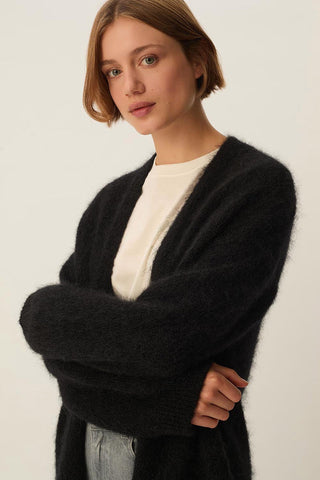 DES PETITS HAUTS - Alfa Cardigan - Noir
